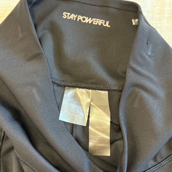 CALIA Women's 7" Essential High-Rise Bike Short Pure Black Size S Powersculpt - Picture 4 of 14